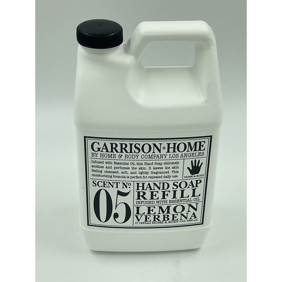 Garrison + Home No. 5  LEMON VERBENA Foaming Hand Soap Refill 64 oz W Eucalyptus - Picture 3 of 6